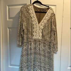 Gorgeous, embroidered lace dress